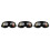 3Pcs Pc Motorcycle Goggles Windproof Retro Style Riding Glasses Men 7