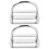 10Pcs Durable Silver Stainless Steel Diving Harness Buckle with D-Ring 2