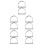 10Pcs Durable Silver Stainless Steel Diving Harness Buckle with D-Ring 5