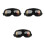 3Pcs Pc Motorcycle Goggles Windproof Retro Style Riding Glasses Men 4