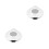2Pcs White USB Powered Mini Fridge with Freezer for Office and Camping 6