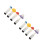 8Ud Tapones De Válvula Para Metal Multicolor Estilo 5