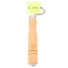3Pz Rullo Bordo Pelle Manico Legno Per Cucito E Lavori