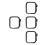 4Pcs Black Watch Bumper Case Durable Protective Tempered Glass 10