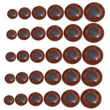 360Pcs Premium Brown DIY Cartoon Eyes for Plush and Doll Crafts