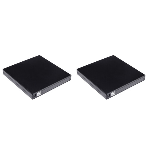 2Pz Masterizzatore Cd Dvd Nero USB Esterno Per 1