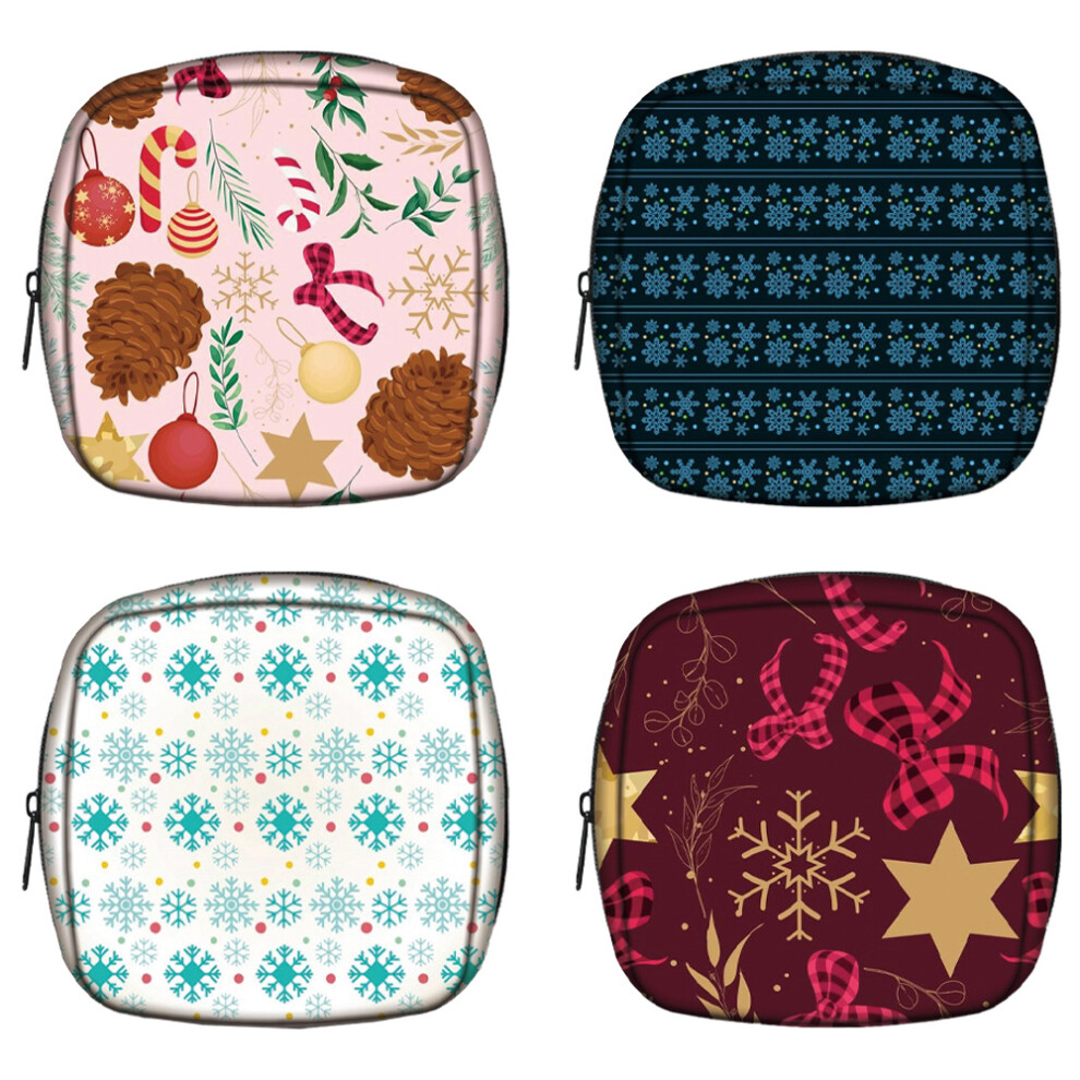 Cosmetic Pouch with Zipper Coin Pouch, Practical Privacy Protection Bag for Sanitary Napkin Storage, Reusable Lightweight Materials for Easy Carrying