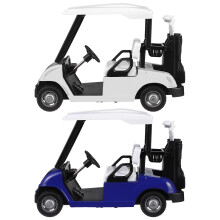 4Pcs Golf Cart Model Toy for Kids Die Casting Car Toy Assorted Color
