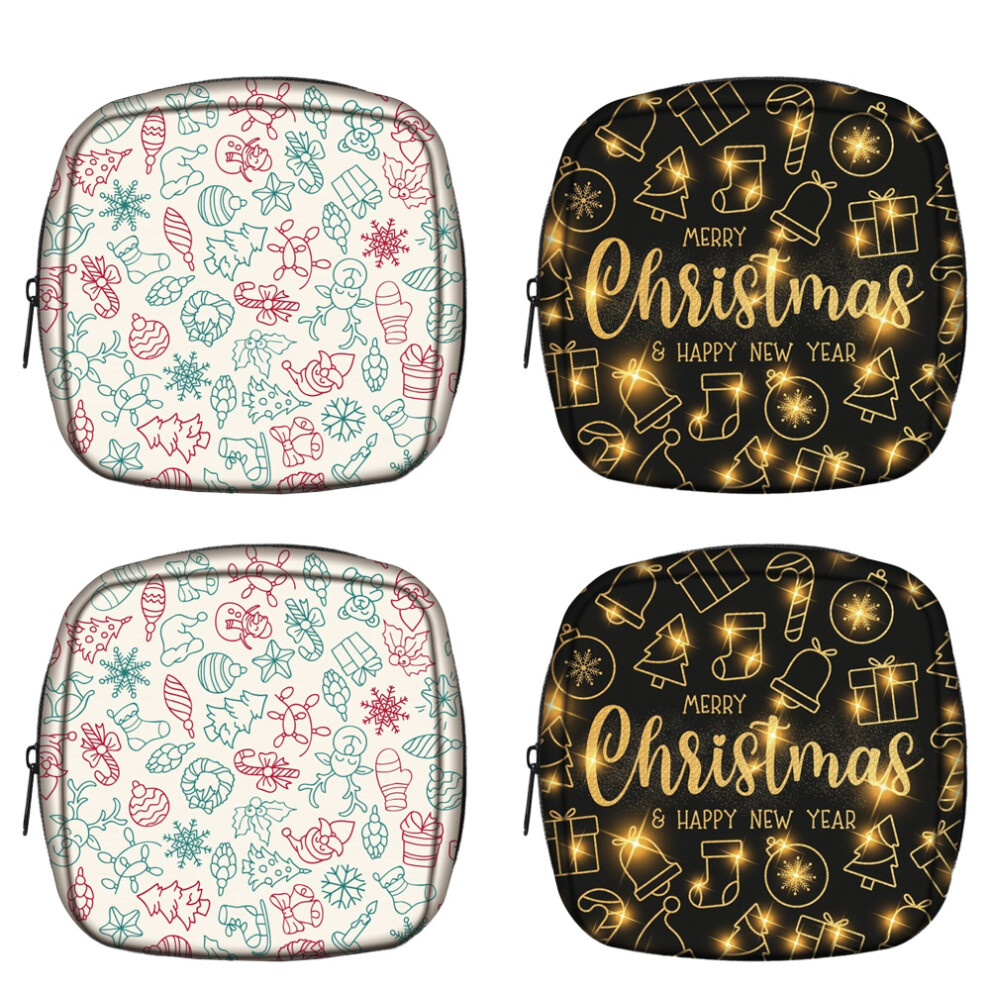 Reusable Lightweight Cosmetic Pouch, Portable Makeup Bags with Zipper Coin Pouch for Easy Carrying, Mini Wallet for Privacy Protection
