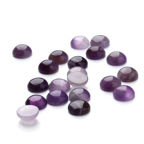 40Pz Cabochon Viola Con Base Piana Per Decorazioni E Gioielli 2