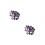 40Pz Cabochon Viola Con Base Piana Per Decorazioni E Gioielli 10