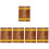 5Set Kit Per Piante in Legno Marrone Per Scrapbook E 7