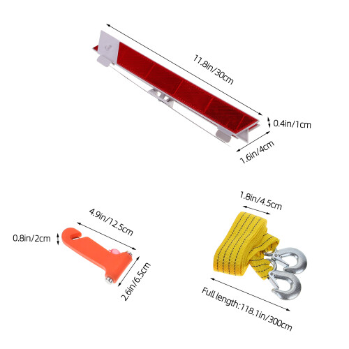 1Conjunto Kit De Ferramentas Emergência Colorido E Resistente 1