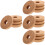 16Pz in Legno Khaki Con Per 8