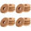 16Pz in Legno Khaki Con Per 7