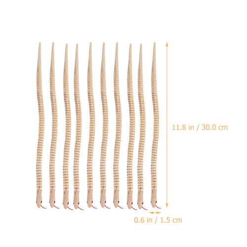 60Pz Articolato in Legno Per Giochi E Halloween 1