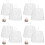 8Pcs White Mesh Storage Bags with Rotatable Hooks for Kitchen and Home 5
