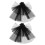 2Pares Pretas De Tule Para Mulheres E De Noiva 3
