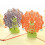 3Pz Cartoline Viola Ruota Ferris 3D Per Auguri E 11