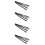 4Set Cinghie Pratiche E Resistenti Per Coperture Vasche Spa Nero 10