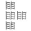 4Pairs Ergonomic Black Pla Bow Rack Wall Mount for Home Archery 8