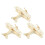 6Pz Kit in Legno Per Bambini, Beige, Gioco Creativo E Decorativo 3