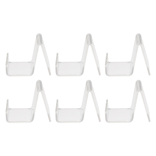 12Pz Espositore Cuffie Acrilico Trasparente Multiuso