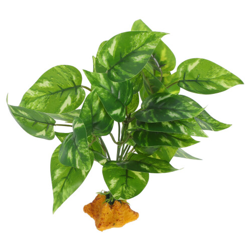 2Pz Erba Verde Decorativa Per Terrari E Acquari in ABS 2