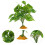 2Pz Erba Verde Decorativa Per Terrari E Acquari in ABS 11