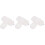 30Pz Liner Cotone Bianco Assorbente Riutilizzabile 6