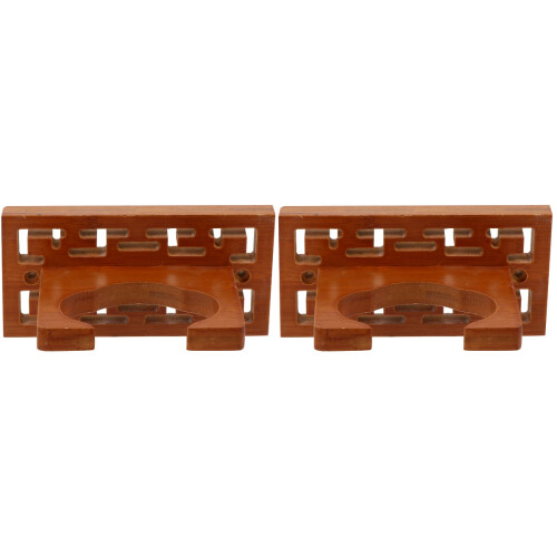 2Pz Da Per Flauto A Zucca in Legno Marrone 2