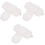 30Pz Liner Cotone Bianco Assorbente Riutilizzabile 5