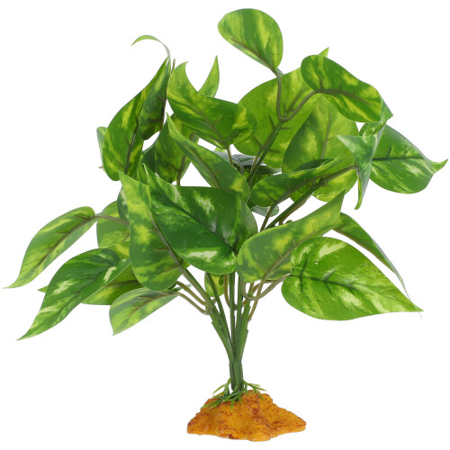 2Pz Erba Verde Decorativa Per Terrari E Acquari in ABS 1