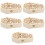 5Pz Urne Per Ceneri in Legno E Metallo Beige Compatte 9