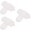 30Pz Liner Cotone Bianco Assorbente Riutilizzabile 9