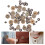 40Set Cartoon in Zinco Scatto Per Borse Marrone 8
