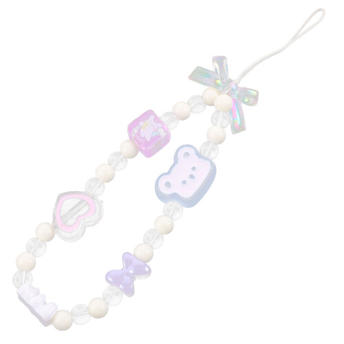 3Pz Catena Phone Charm Resistente Acrilico Decorativo Per 2