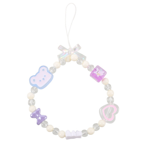3Pz Catena Phone Charm Resistente Acrilico Decorativo Per 1
