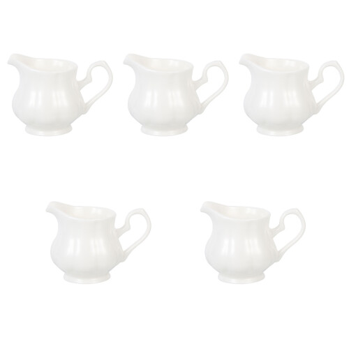 5Pz Contenitori in Bianco Da Casa Per Latte, E Salsa 2