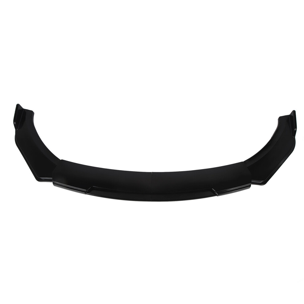 6Pcs Front Bumper Lip Diffuser 150Cm Universal For Accord Civic Black 7651368906768