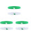 30Pz Braccialetti Decorativi Silicone Comodi Per 2