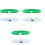 30Pz Braccialetti Decorativi Silicone Comodi Per 3