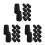 30St Universele Wandelstok Rubber Tips Antislip Zwart 8