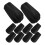 30St Universele Wandelstok Rubber Tips Antislip Zwart 2