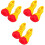 3Paren Paar Clown Performance PU Multi Vrouwen Feest 5