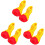3Paren Paar Clown Performance PU Multi Vrouwen Feest 4