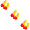 3Paren Paar Clown Performance PU Multi Vrouwen Feest 11