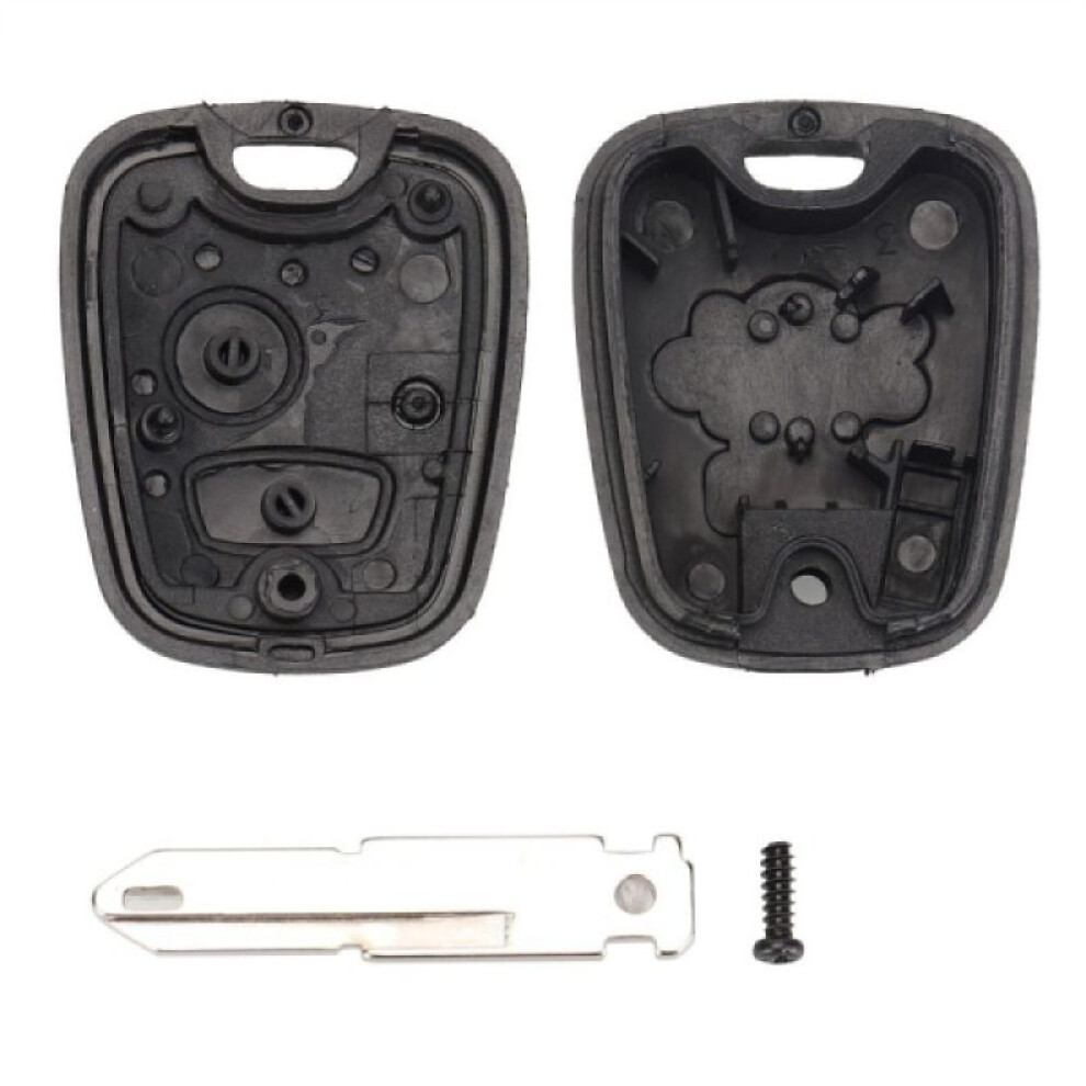 Car Key Fob Case, Remote Keyless Entry Replacement Shell With Button Replacement For Easy Installation On Peugeot 206 And Citroen, Abs Plastic 9128293470551