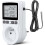 Enchufe con termostato y control digital, función de control de temperatura, interruptor de encendido/apagado programable, protección contra 1