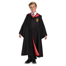 Ensemble de costume de magicien avec cape à capuche, robe et chapeau, baguette, chemise et pantalon, tenue d'école de magie avec poche pour